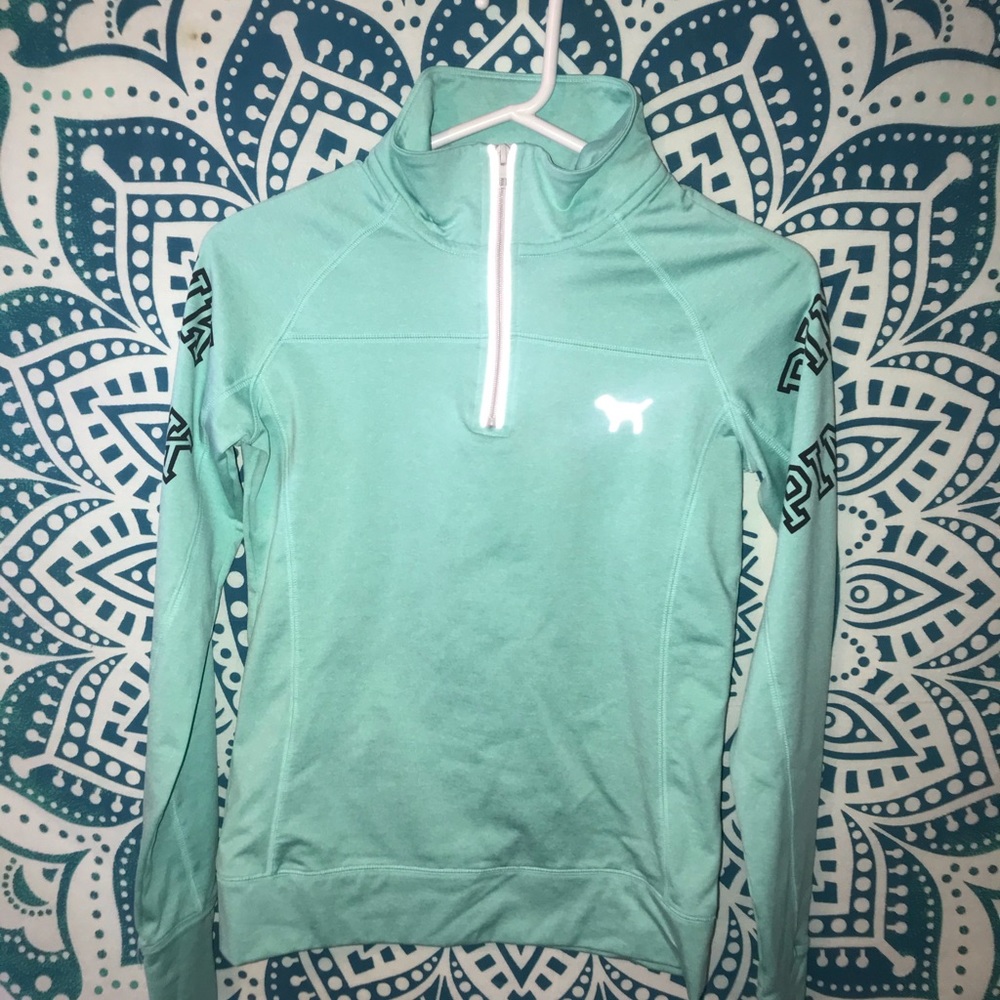 Quarter zip pink
